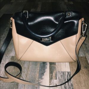*Vintage* Kate Spade ♠️ Black + Tan Satchel